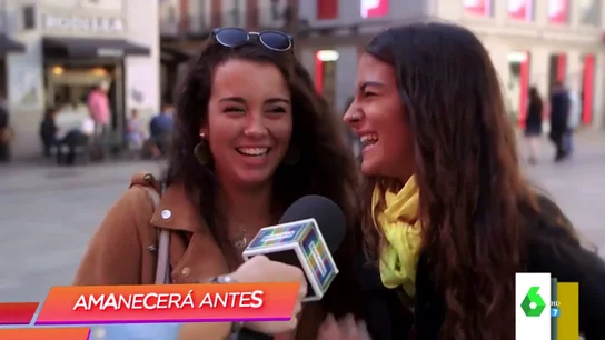 Dos jóvenes hablan en Zapeando Dos jóvenes hablan en Zapeando