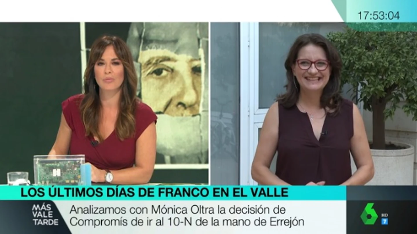 Mónica Oltra, tras la decisión de Compromís de concurrir con Errejón: "Podemos nos ofreció ir juntos con una flexibilidad que es de agradecer" Mónica Oltra, tras la decisión de Compromís de concurrir con Errejón: "Podemos nos ofreció ir juntos con una flexibilidad que es de agradecer"