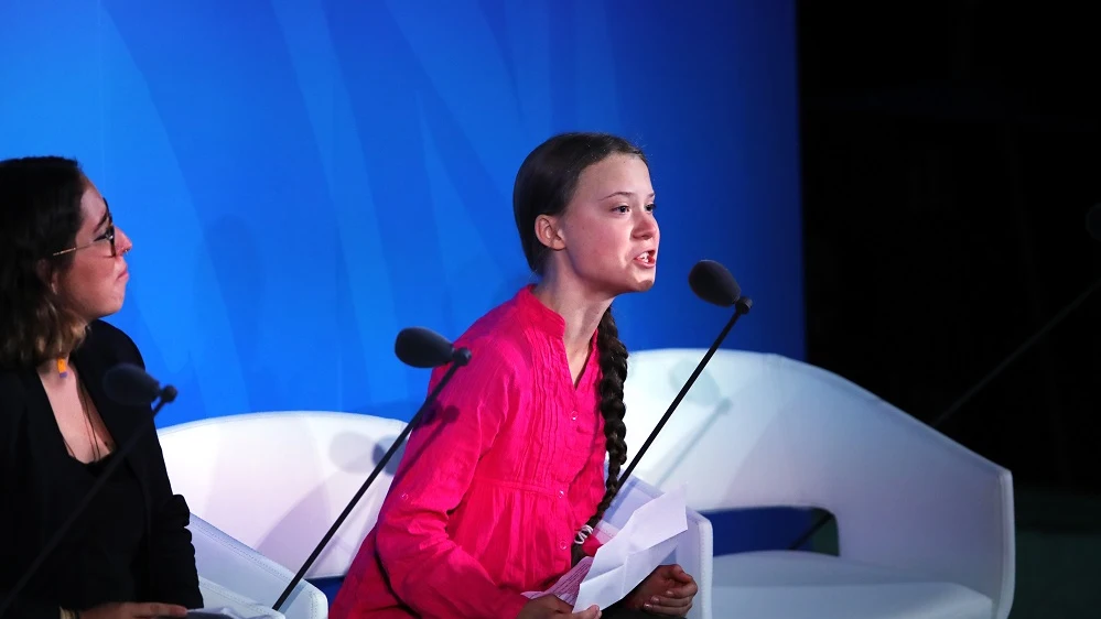 La activista Greta Thunberg