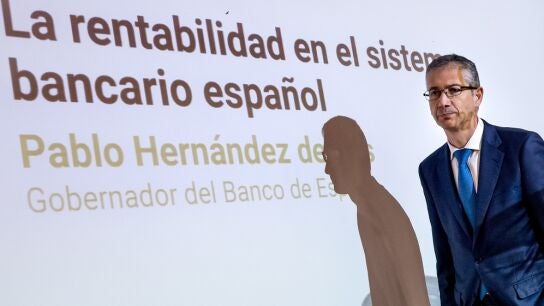 El gobernador del Banco de Espa&ntilde;a, Pablo Hern&aacute;ndez de Cos