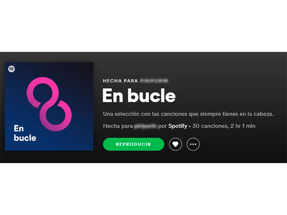 Playlist en bucle
