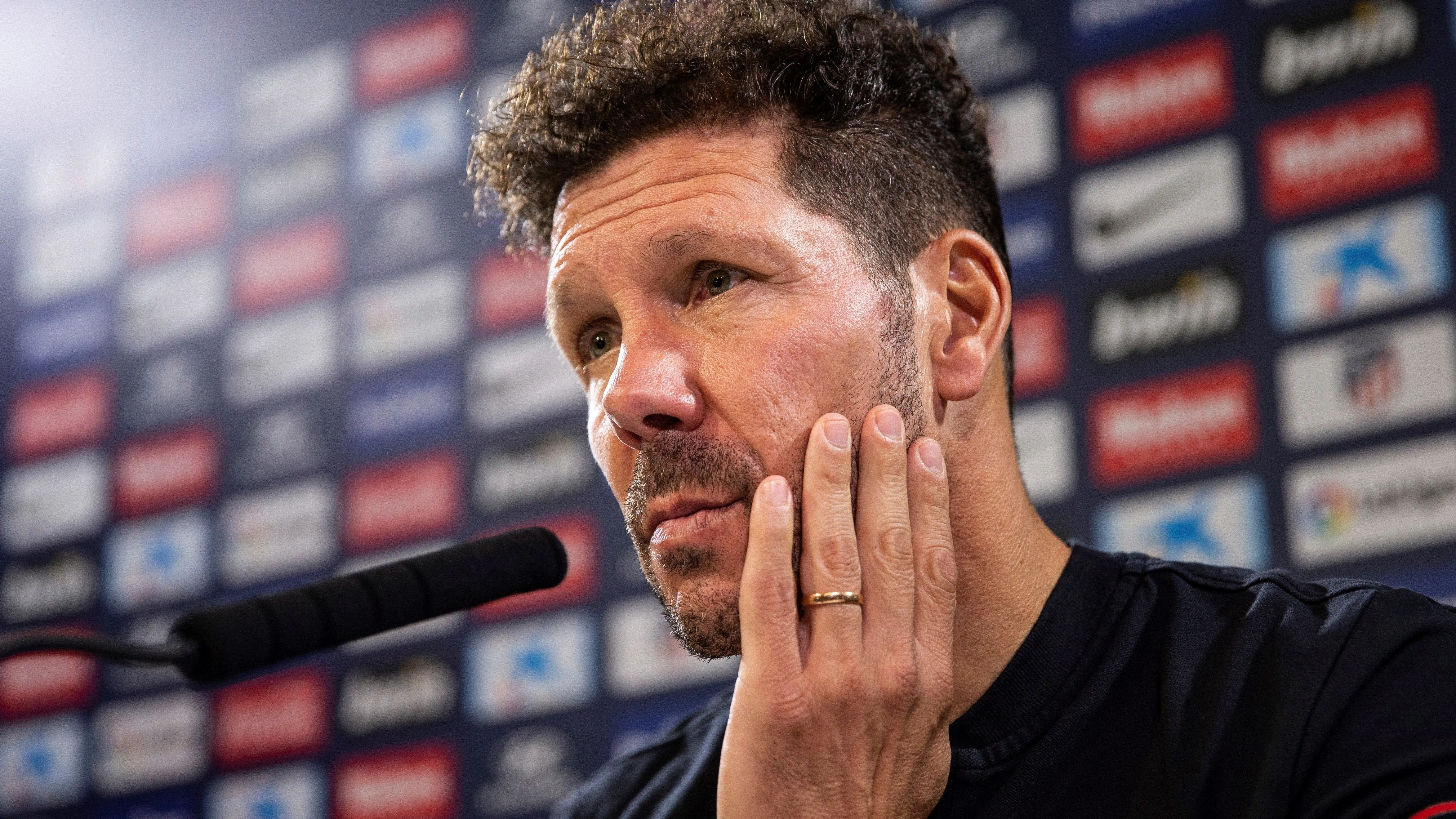 Simeone, en rueda de prensa