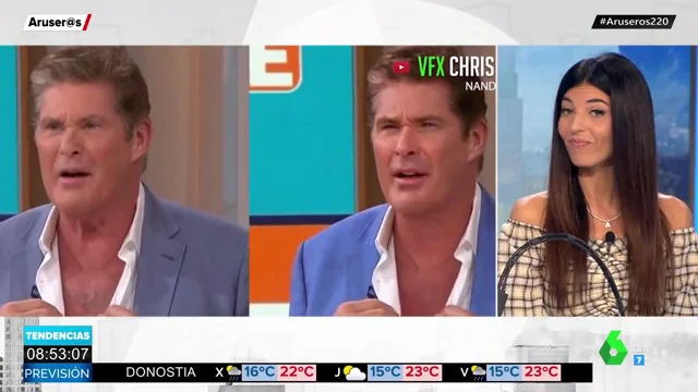 David Hasselhoff se quita 30 años de encima gracias a la 'cirugía digital'