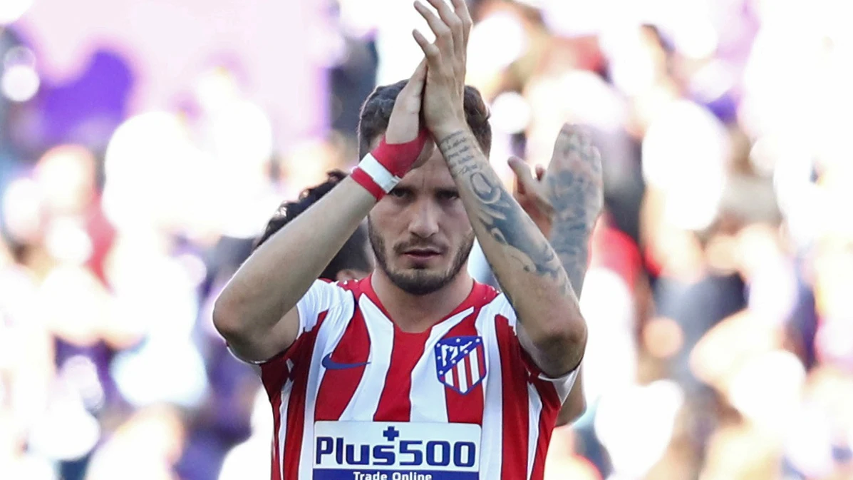 Saúl Ñíguez, con el Atlético