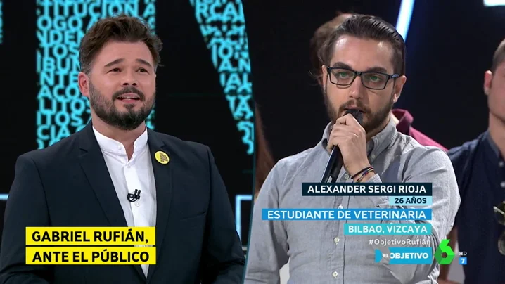 Gabriel Rufián responde a un ciudadano