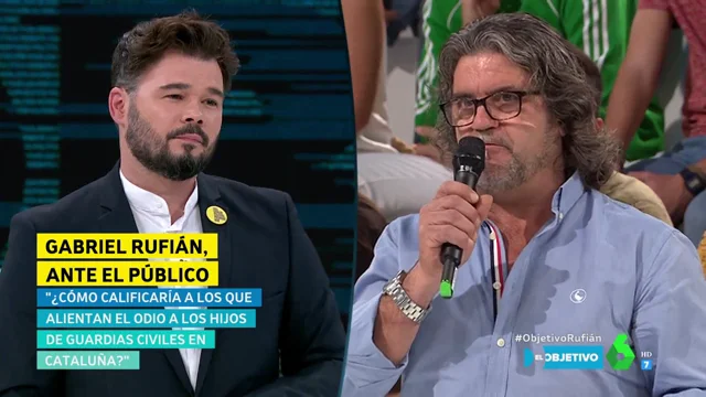 Gabriel Rufián responde a un guardia civil Gabriel Rufián responde a un guardia civil