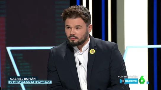 Gabriel Rufián en El Objetivo Gabriel Rufián en El Objetivo
