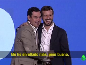 La surrealista pillada a Pablo Casado con un micro abierto en un mitin del PP: "Ahora a matarlos de aburrimiento" La surrealista pillada a Pablo Casado con un micro abierto en un mitin del PP: "Ahora a matarlos de aburrimiento"