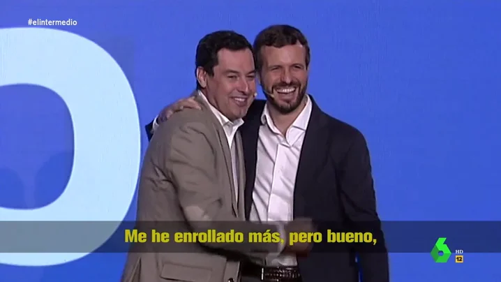 La surrealista pillada a Pablo Casado con un micro abierto en un mitin del PP: "Ahora a matarlos de aburrimiento" La surrealista pillada a Pablo Casado con un micro abierto en un mitin del PP: "Ahora a matarlos de aburrimiento"