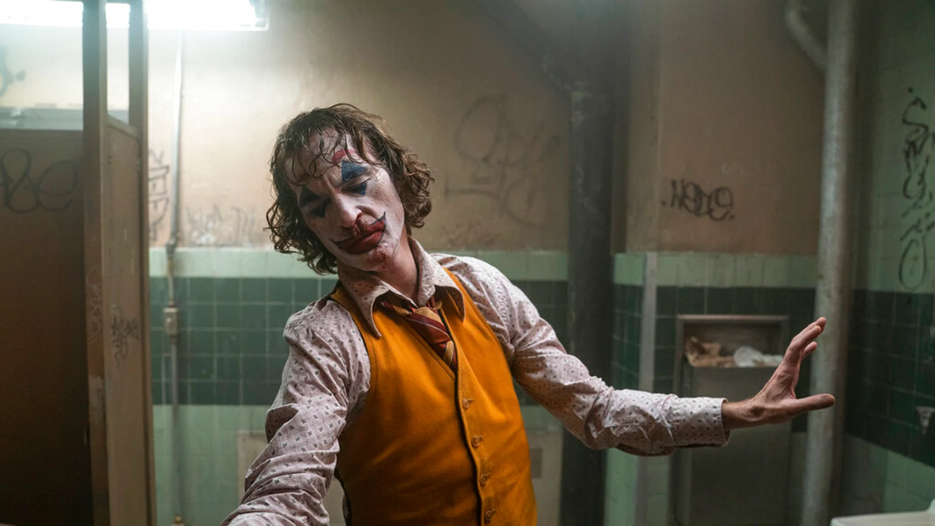 Joaquin Phoenix es una de las escenas de 'Joker'