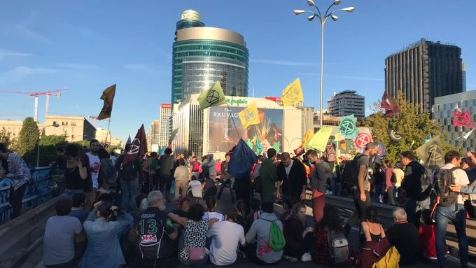 Manifestación de 'Extinction Rebellion' en Madrid