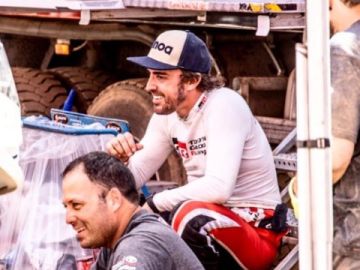Alonso, en la última imagen que ha compartido desde Marruecos. Alonso, en la última imagen que ha compartido desde Marruecos.