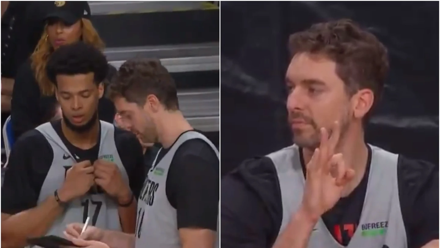 Pau Gasol, 'entrenador' de los Blazers por un día Pau Gasol, 'entrenador' de los Blazers por un día