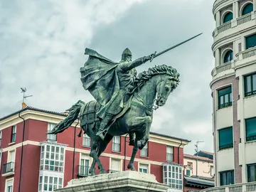 Estatua del Cid en Montano, Burgos Estatua del Cid en Montano, Burgos