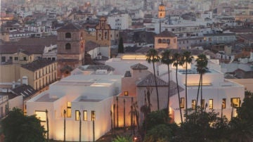 Vista nocturna del Museo Picasso