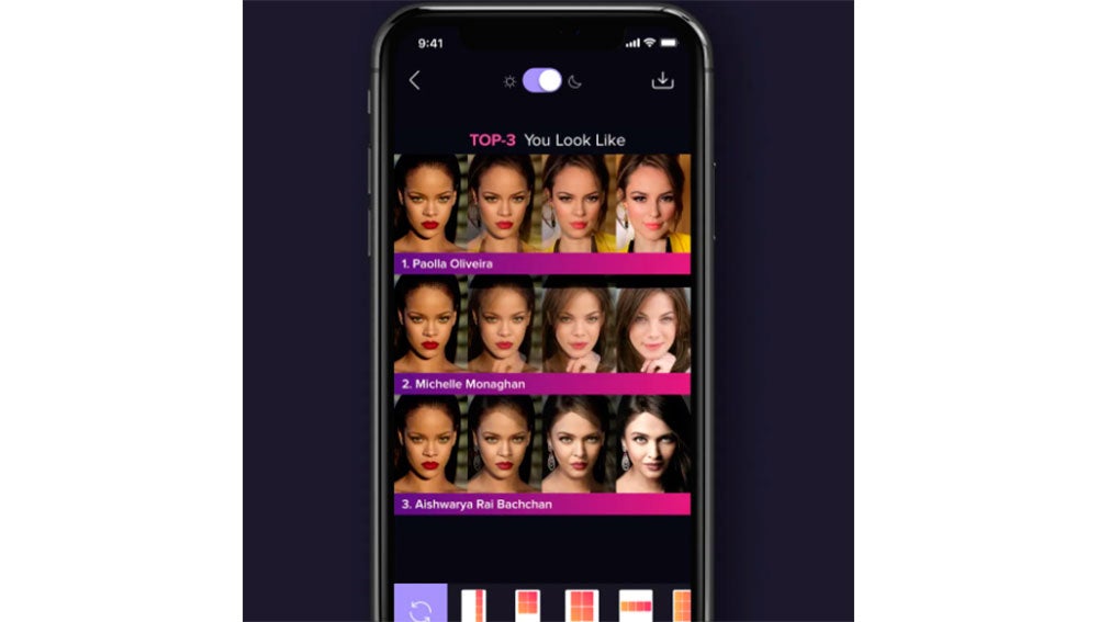 Transformando el rostro con Gradient