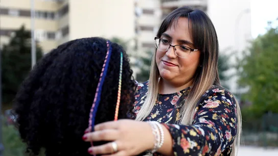 Petra Ferreyra junto a su hija Camila Petra Ferreyra junto a su hija Camila