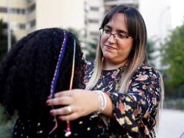 Petra Ferreyra junto a su hija Camila Petra Ferreyra junto a su hija Camila