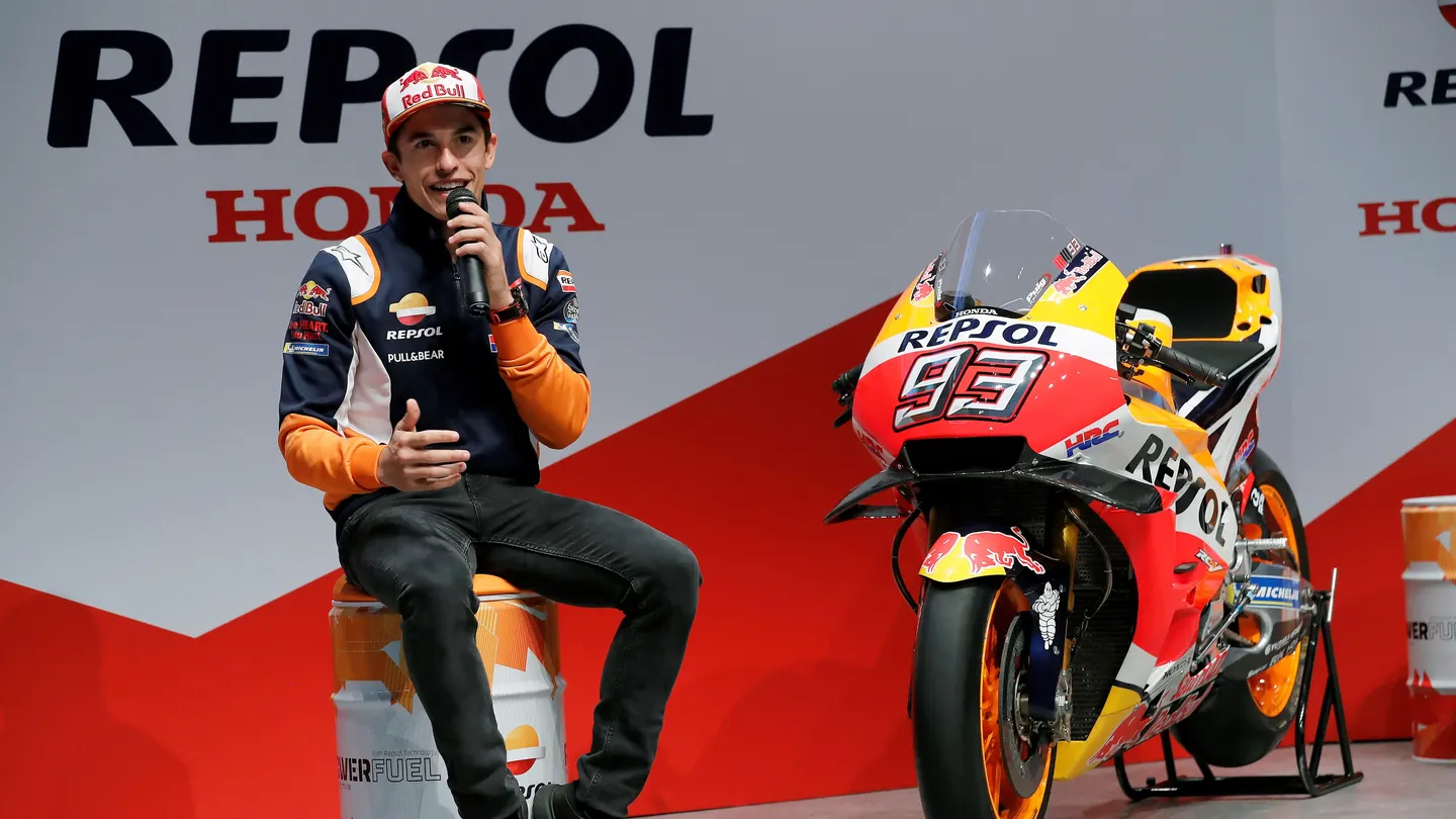Marc Márquez atiende a los medios de comunicación Marc Márquez atiende a los medios de comunicación