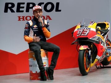Marc Márquez atiende a los medios de comunicación Marc Márquez atiende a los medios de comunicación