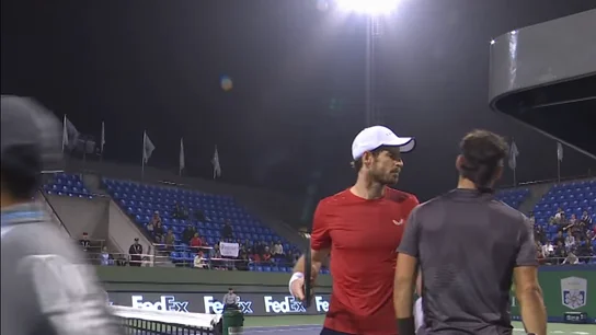 Bronca entre Murray y Fognini Bronca entre Murray y Fognini