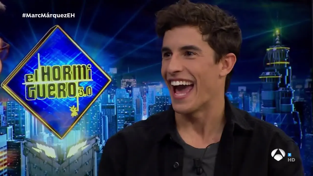 Marc Márquez, en su visita a 'El Hormiguero'.