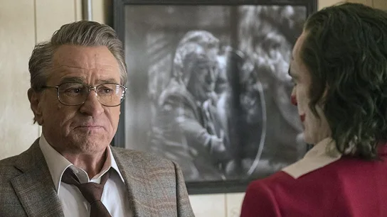 Robert De Niro y Joaquin Phoenix en una de las escenas de Joker Robert De Niro y Joaquin Phoenix en una de las escenas de Joker