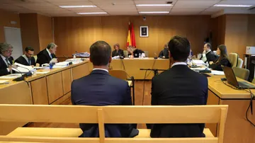 Xabi Alonso, en la Audiencia Provincial de Madrid