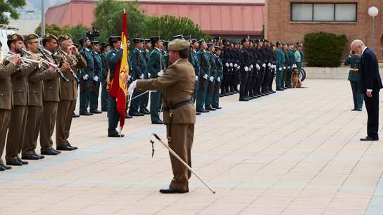 El director general de la Guardia Civil, Félix Vicente Azón, durante los actos del día de la patrona del cuerpo en Barcelona El director general de la Guardia Civil, Félix Vicente Azón, durante los actos del día de la patrona del cuerpo en Barcelona