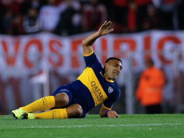Wanchope Ábila, durante un partido de Boca Juniors Wanchope Ábila, durante un partido de Boca Juniors