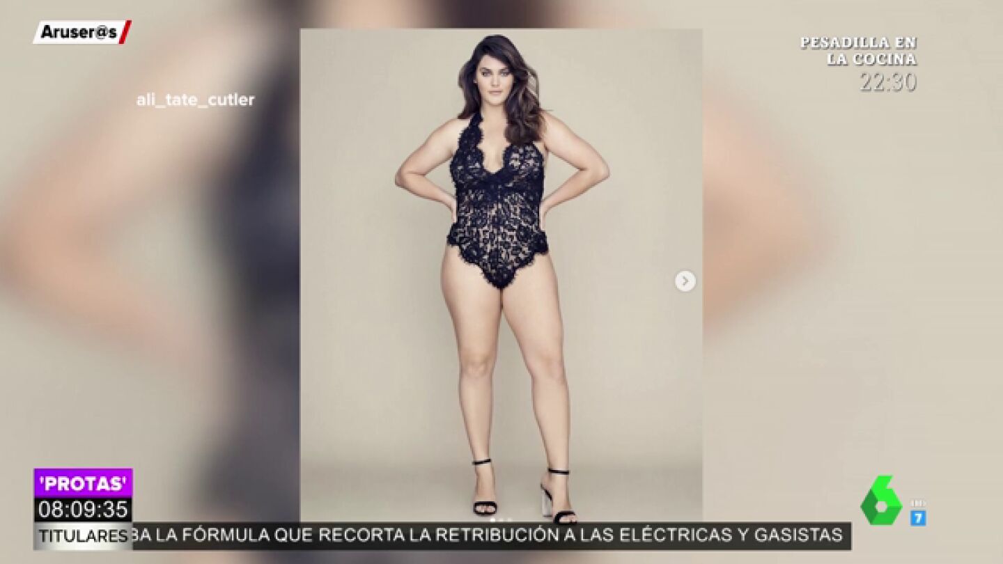 Ali Tate, la primera modelo de talla grande que ficha por Victoria's Secret 