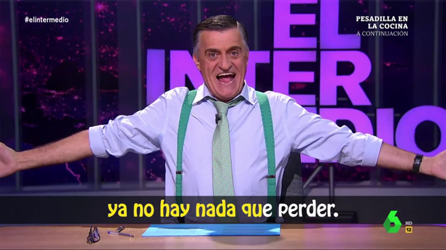 El 'hit' de Wyoming y Elsa de Frozen para el prior del Valle de los Caídos: "Suéltalo, no lo puedo ya retener" El 'hit' de Wyoming y Elsa de Frozen para el prior del Valle de los Caídos: "Suéltalo, no lo puedo ya retener"