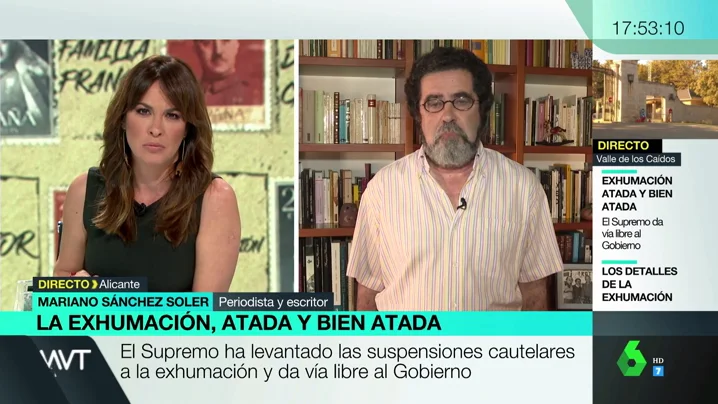 Mariano Sánchez Soler, sobre el prior del Valle de los Caídos: "Podrá ponerse farruco, pero es absurdo porque eso es de todos los españoles" Mariano Sánchez Soler, sobre el prior del Valle de los Caídos: "Podrá ponerse farruco, pero es absurdo porque eso es de todos los españoles"