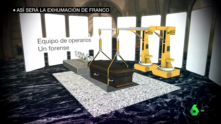 Los detalles de la exhumación de Franco Los detalles de la exhumación de Franco