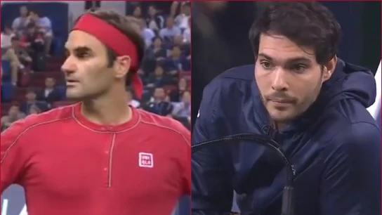 Roger Federer y Nacho Forcadell Roger Federer y Nacho Forcadell