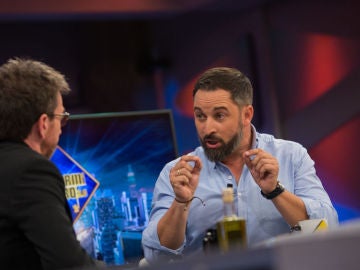 Santiago Abascal, durante su entrevista en El Hormiguero Santiago Abascal, durante su entrevista en El Hormiguero