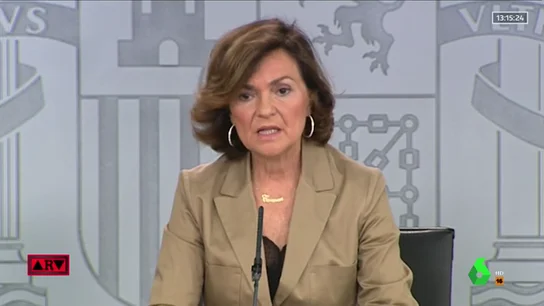 Carmen Calvo tras el Consejo de Ministros Carmen Calvo tras el Consejo de Ministros