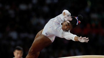 Simone Biles y el nuevo salto que prepara para los JJOO de Tokio: "Es muy peligroso, se puede dañar los tobillos"