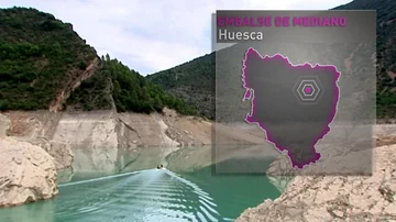 El embalse de Mediano, el reflejo más duro y fiel del problema del agua que está atravesando España