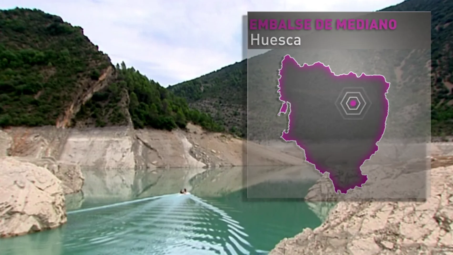 El embalse de Mediano, el reflejo más duro y fiel del problema del agua que está atravesando España
