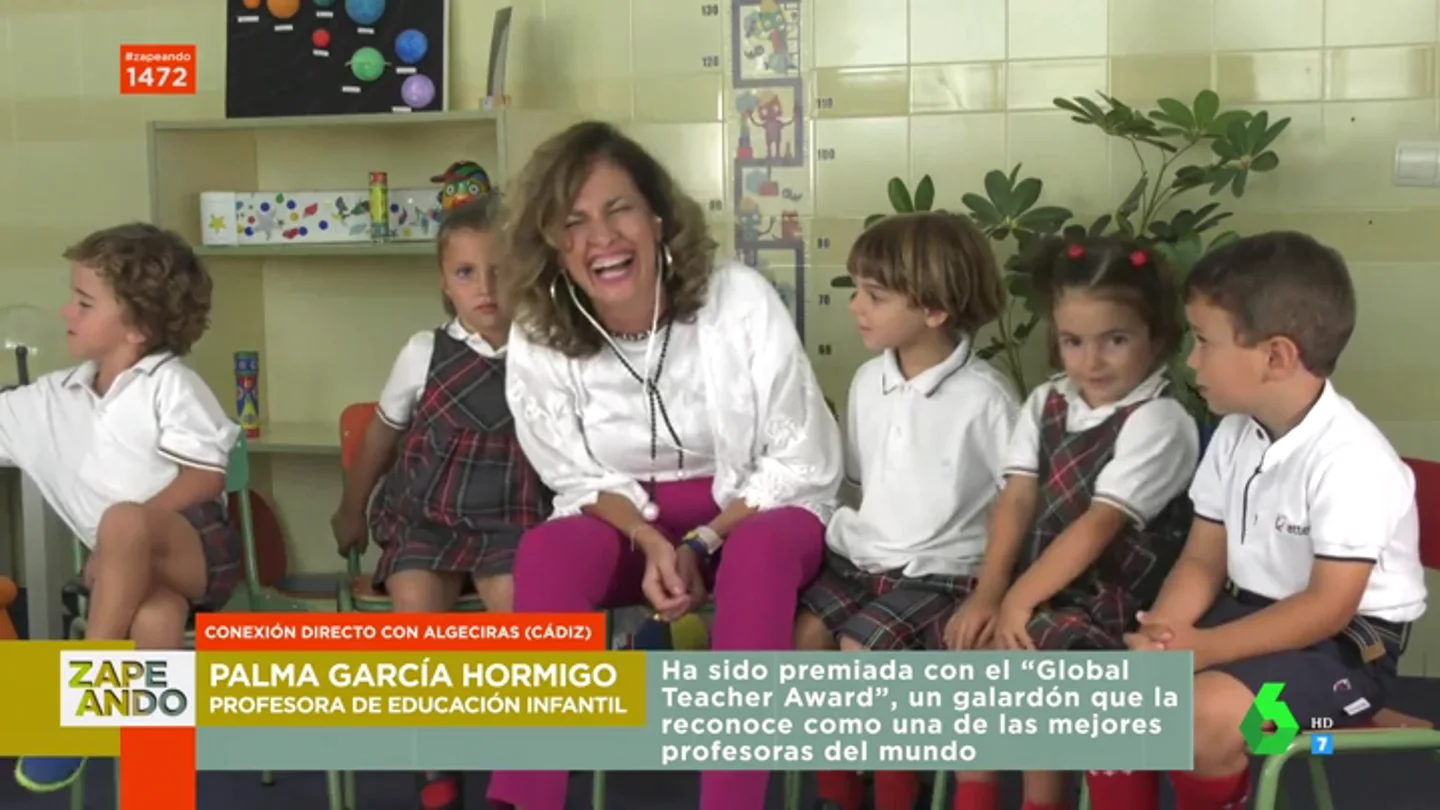 La respuesta de un niño a su profesora, reconocida como mejor docente del mundo: "Lo me gusta de tus clases es el comedor" La respuesta de un niño a su profesora, reconocida como mejor docente del mundo: "Lo me gusta de tus clases es el comedor"