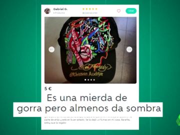 Gafas con un cristal, 'gorra de mierda' o el jersey de un ex: Zapeando repasa los chollos de Wallapop Gafas con un cristal, 'gorra de mierda' o el jersey de un ex: Zapeando repasa los chollos de Wallapop