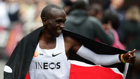 Kipchoge, en Viena Kipchoge, en Viena