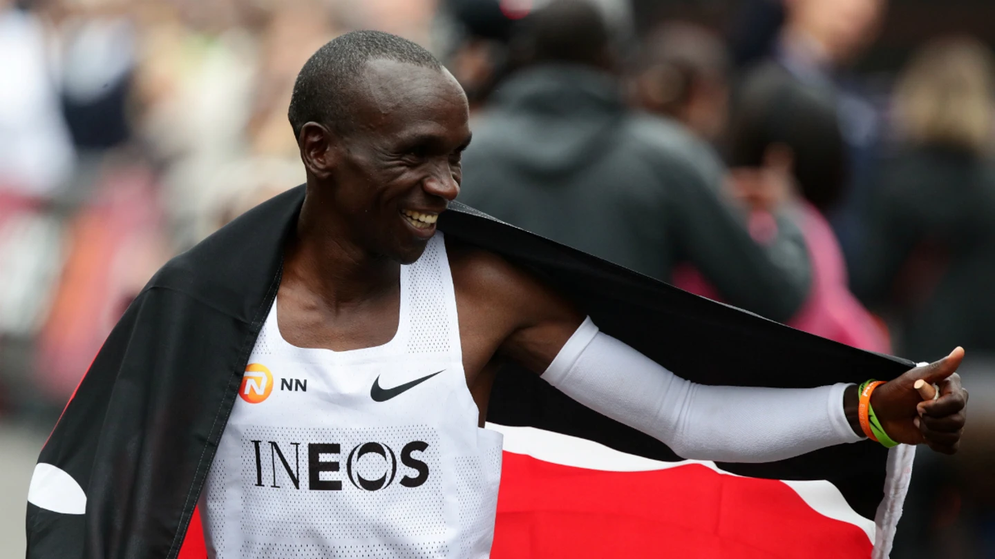 Kipchoge, en Viena Kipchoge, en Viena