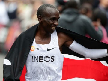 Kipchoge, en Viena Kipchoge, en Viena
