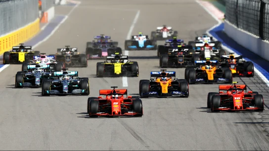 Salida del GP de Rusia Salida del GP de Rusia