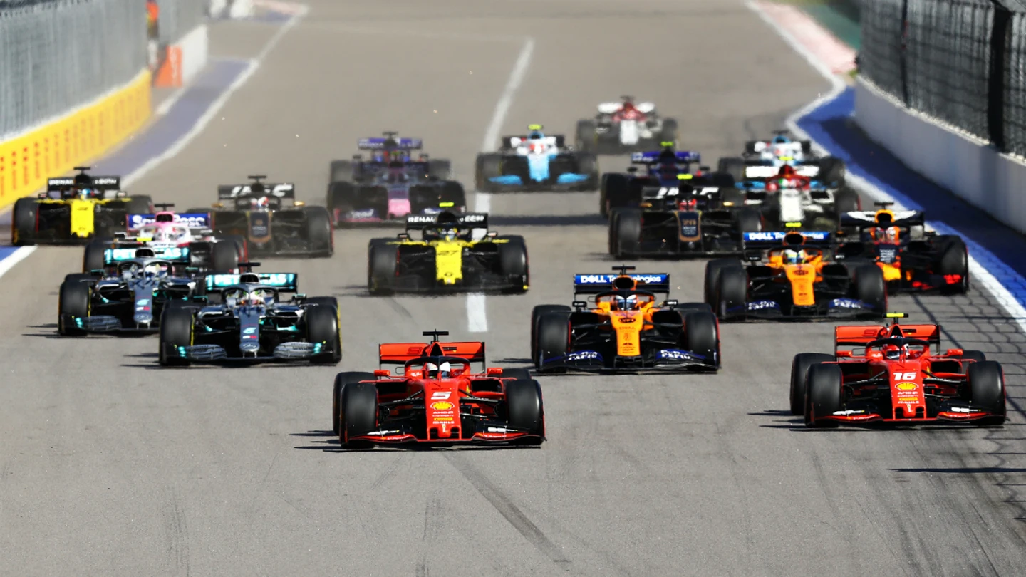 Salida del GP de Rusia Salida del GP de Rusia