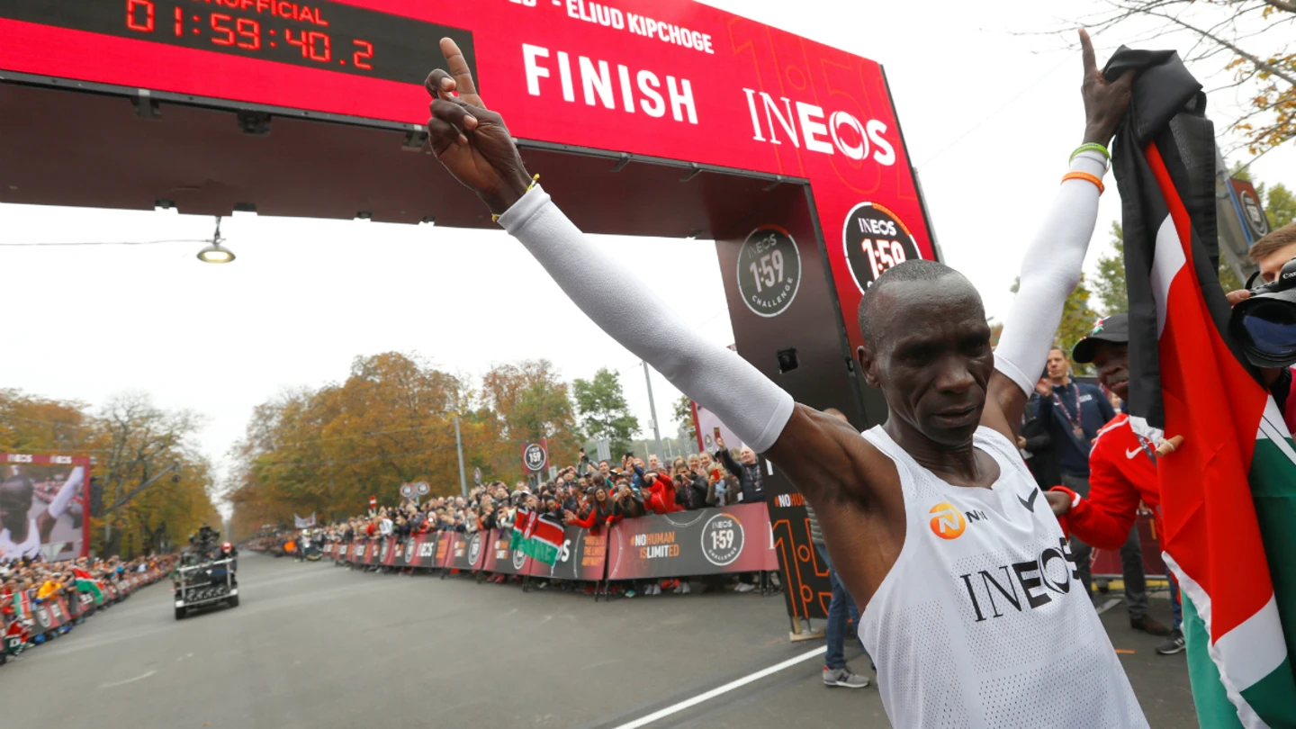 Kipchoge, tras la prueba de Viena Kipchoge, tras la prueba de Viena