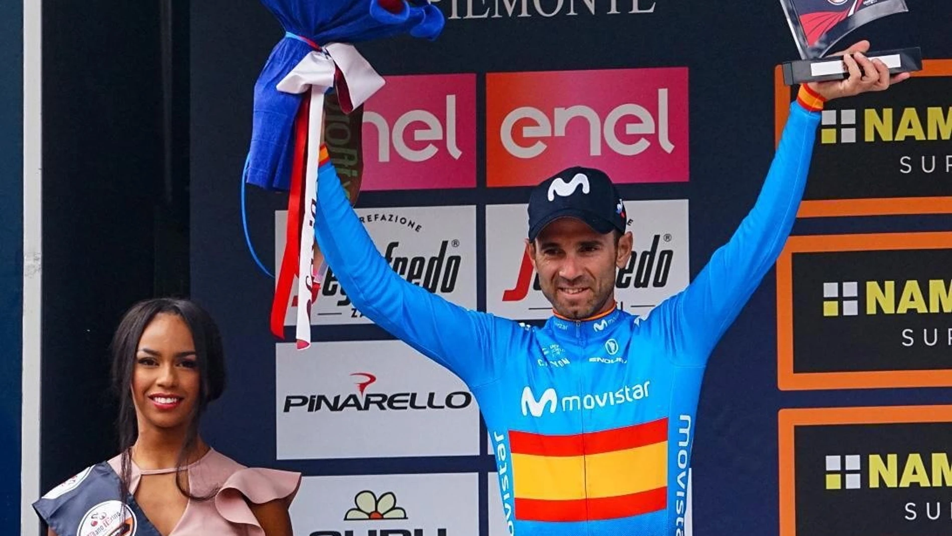 Alejandro Valverde, en Il Lombardía