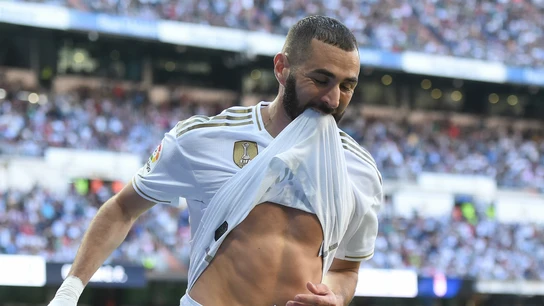 Karim Benzema, con el Real Madrid Karim Benzema, con el Real Madrid